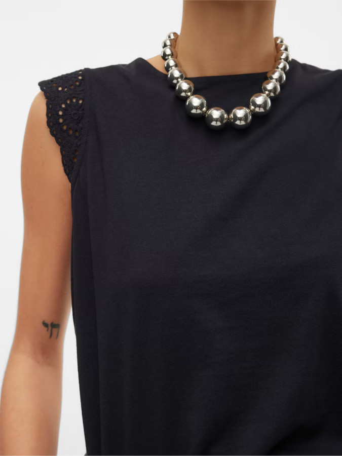 Camiseta Vero Moda 10305210 Emily Negro (Black)