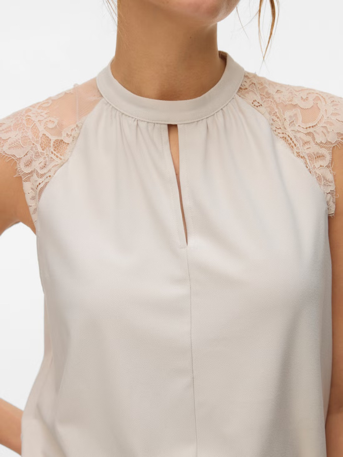 Camiseta Vero Moda Milla 10226072 beige (Pumice stone)