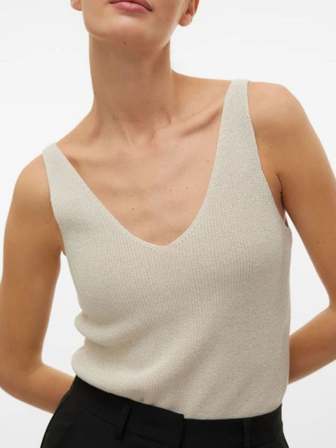 Camiseta Vero Moda Newlexsun 10302753 Beige (Birch)