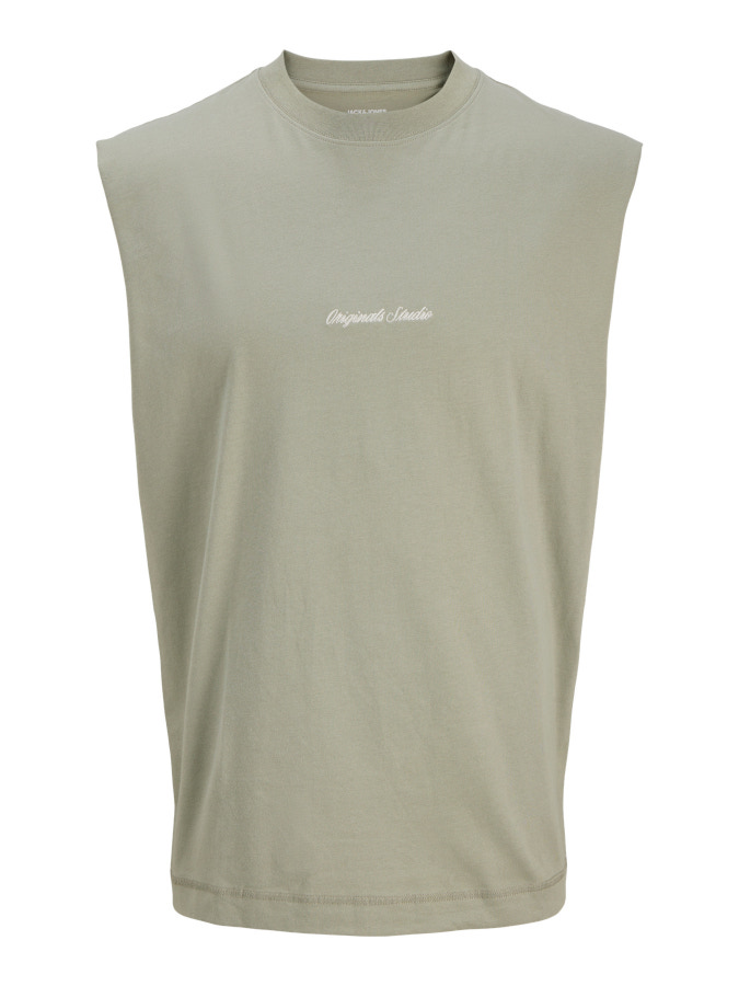 Camiseta sin mangas Jack&Jones Norrebro emb 12292009 verde (seagrass)