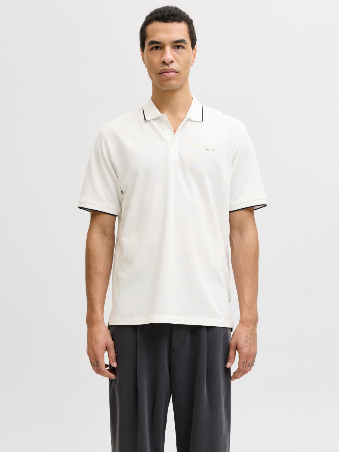 Polo Jack&Jones Blualves 12274681 crudo (Cloud dancer)