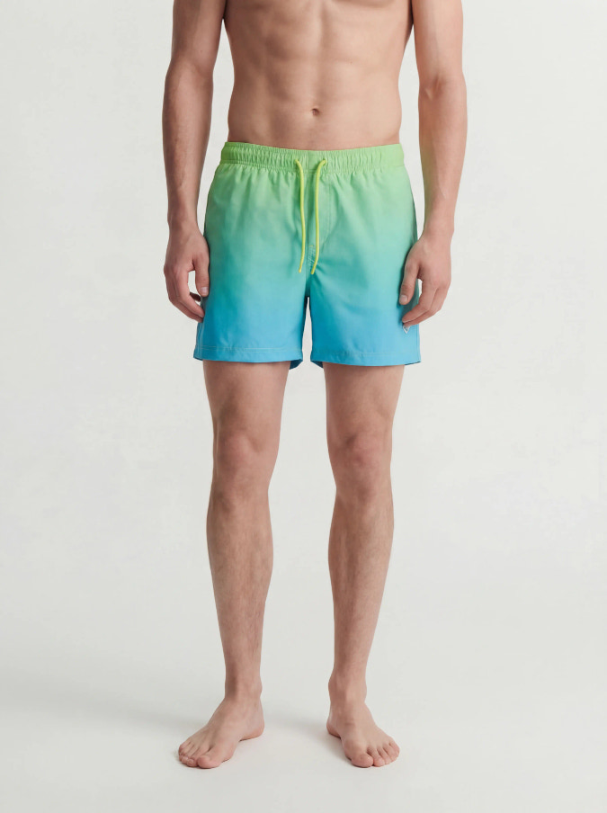 Bañador Jack&Jones Horizon Dip Dye 12291438 verde (bright lime green)