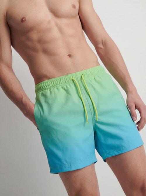 Bañador Jack&Jones Horizon Dip Dye 12291438 verde (bright lime green)