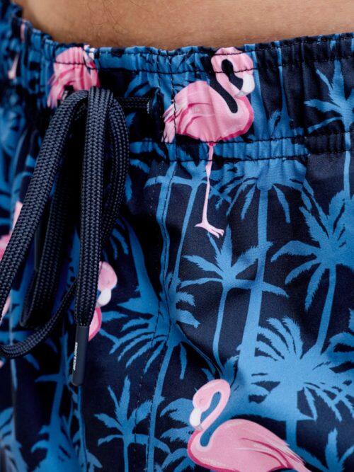 Bañador Jack&Jones Maui Vibes Novelty Flamencos 12291426 azul marino (navy blazer)
