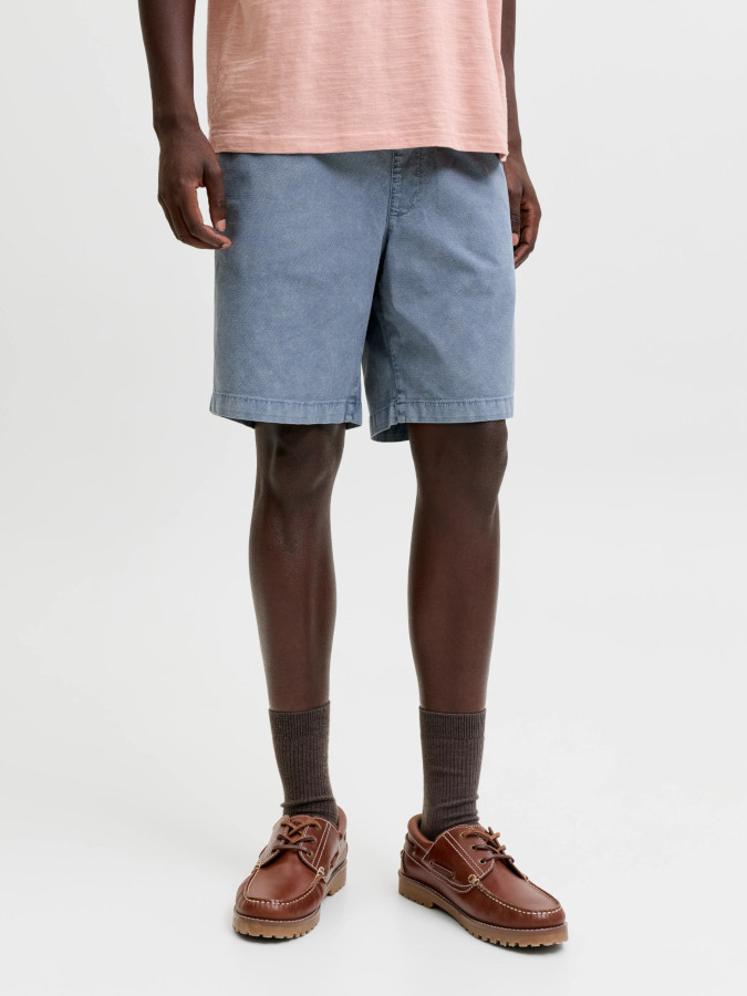Bermuda Jack&Jones Jaiden Carter Wash 12293339 azul (fint stone)