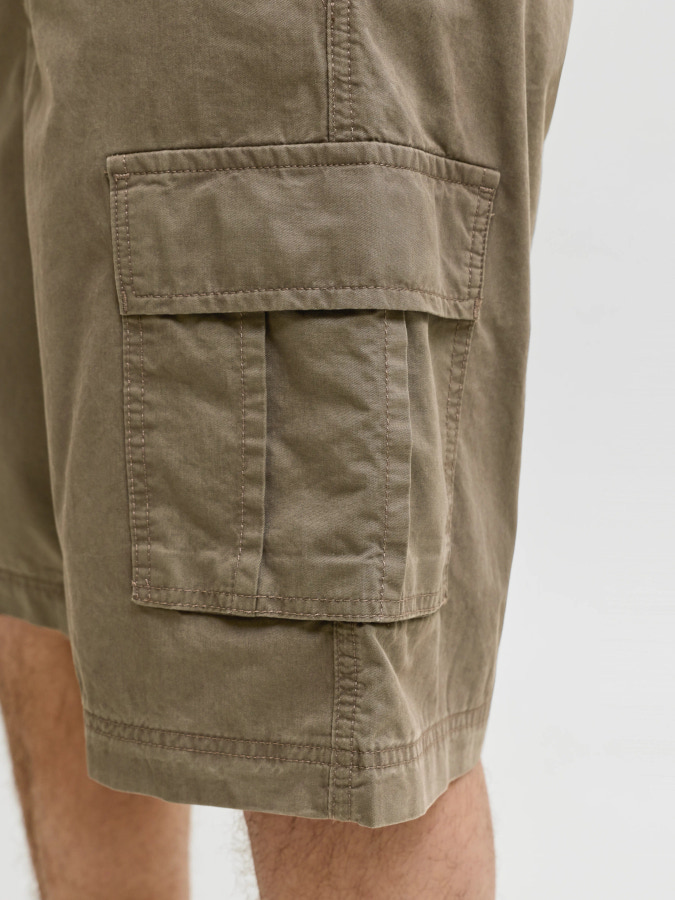 Bermuda cargo Jack&Jones Cole Matty 12292263 marrón (crocodile)