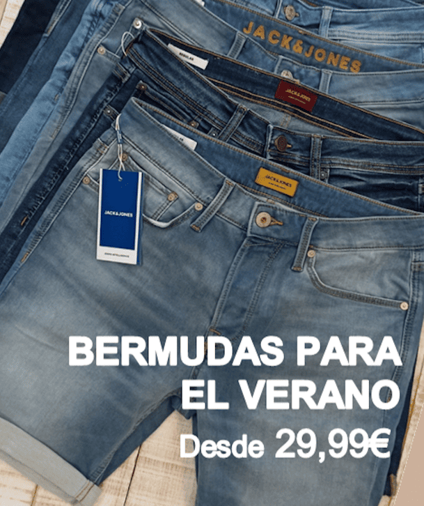 Comprar Bermudas de la Marca Jack and Jones para este Verano