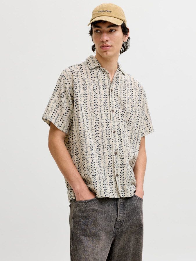Camisa Jack&Jones Bluyon 12291968 beige (moonbeam)