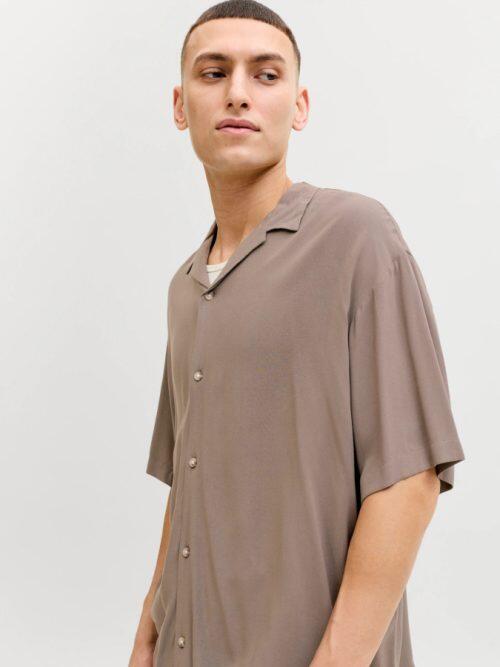 Camisa Jeff Resort Solid Jack&Jones 12288852 marrón (Falcon)