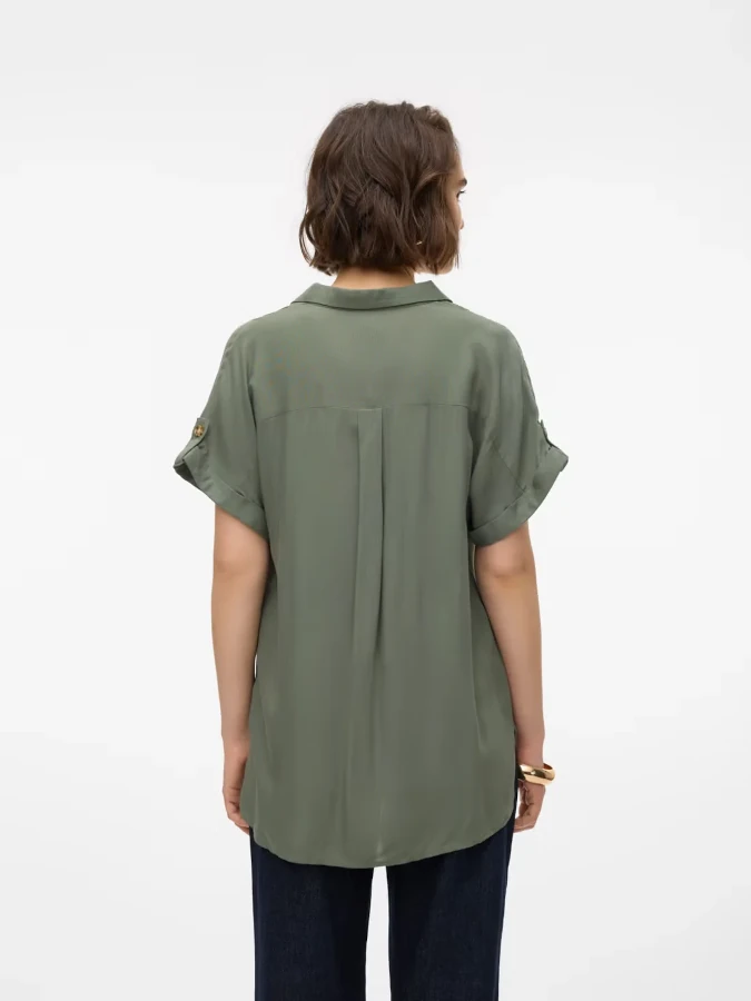 Camisa Mujer VeroModa - 10310139 Bumpy verde (laurel wreath)1 Camisa Mujer VeroModa - 10310139 Bumpy verde (laurel wreath)