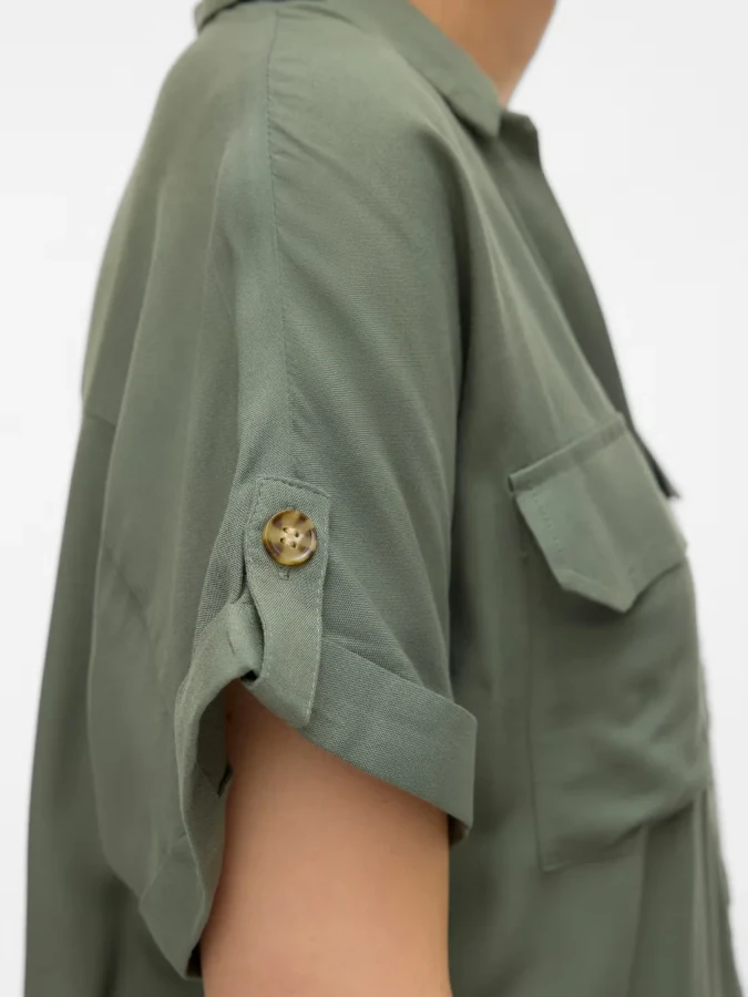 Camisa Mujer VeroModa - 10310139 Bumpy verde (laurel wreath)