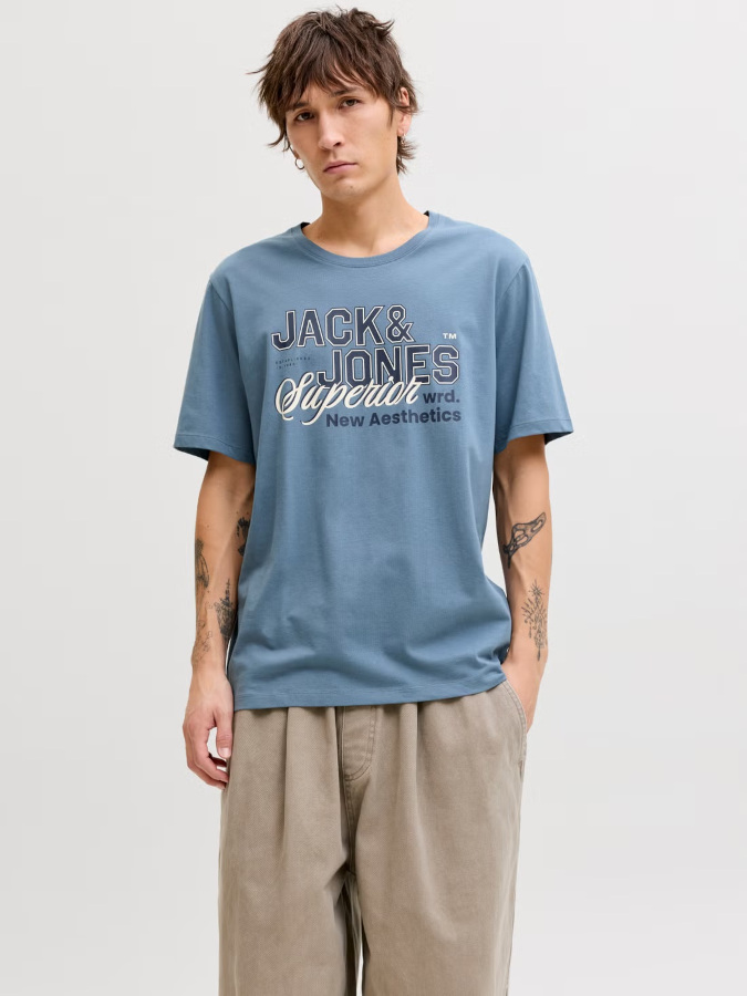 Camiseta JELOGO 12288016 azulado (blue mirage)
