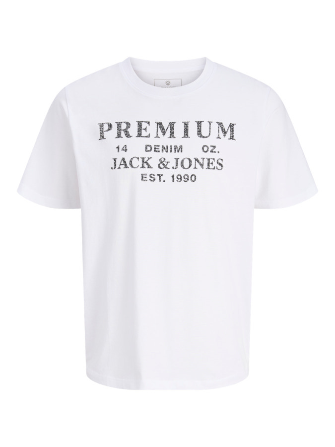 Camiseta Jack&Jones Blucalvin 12298019 blanco (white)