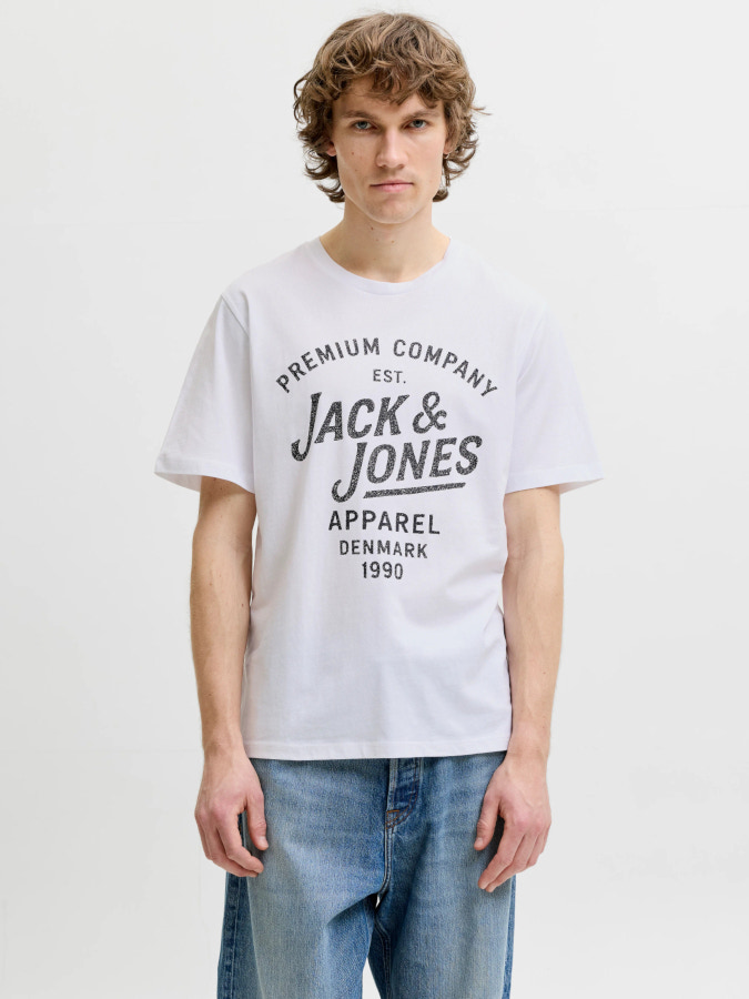 Camiseta Jack&Jones Bluzane 12302467 blanco (white)