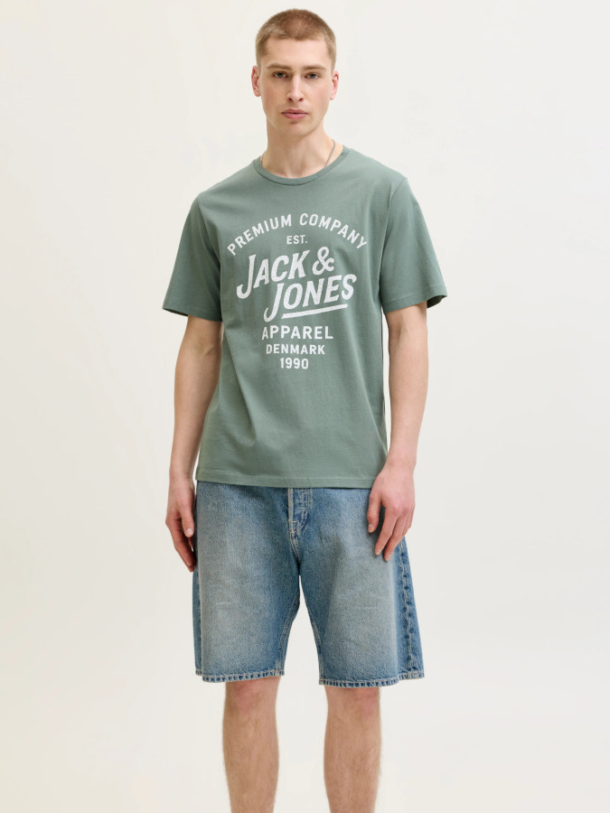 Camiseta Jack&Jones Bluzane 12302467 verde (laurel wreath)