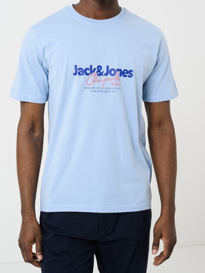 Camiseta Jack&Jones Cassis 12301961 azul (cashmere blue)