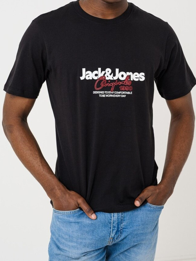 Camiseta Jack&Jones Cassis 12301961 negro (black)