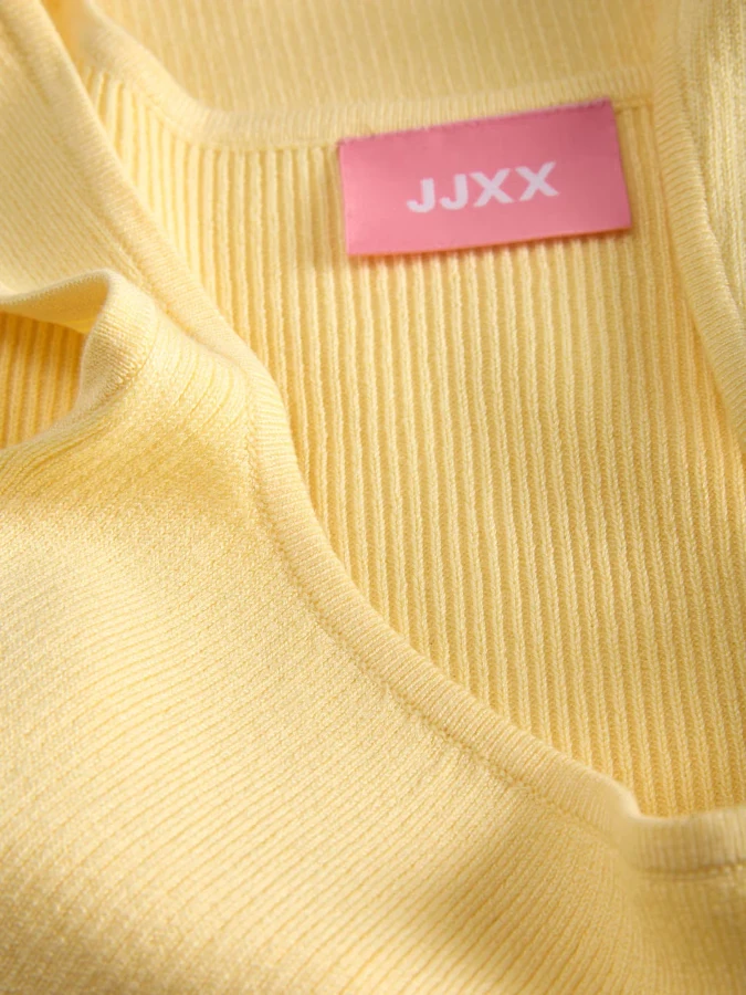Camiseta JJXX Posie Amarillo - Imagen 3