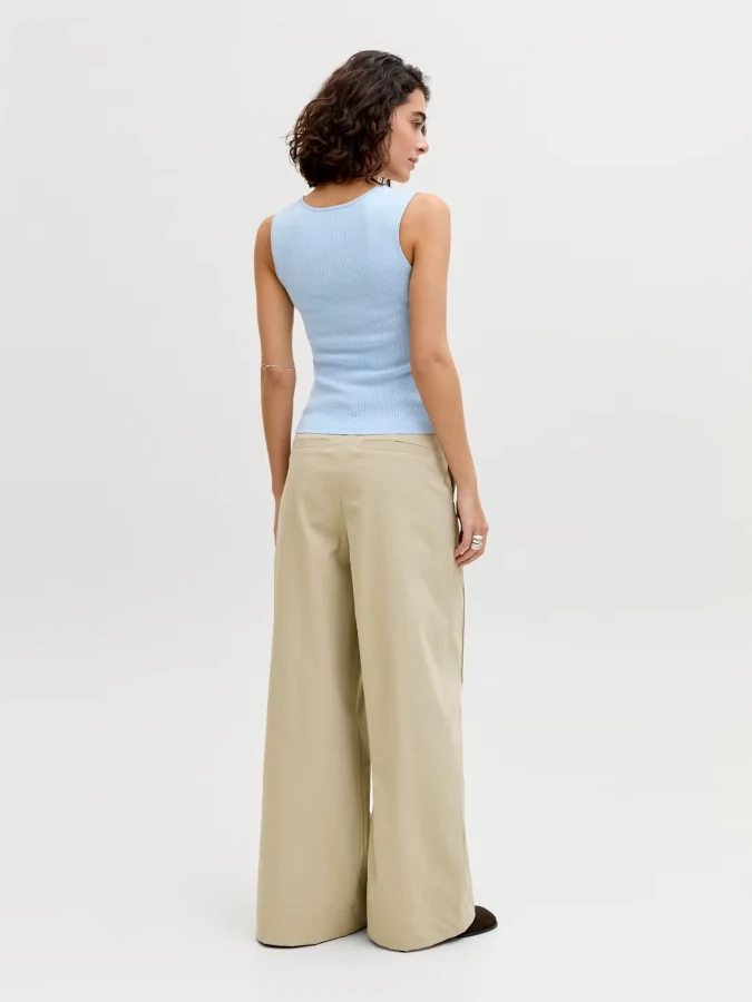 Camiseta Mujer JJXX - 12290769 Posie Square celeste (Skyway)