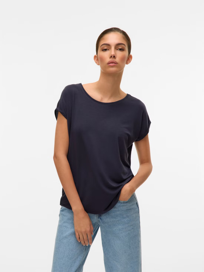 Camiseta VeroModa Ava 10284468 azul marino (night sky)