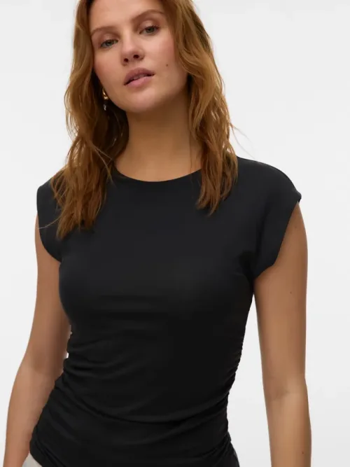 Camiseta VeroModa Avasarah 10342876 negro (black)