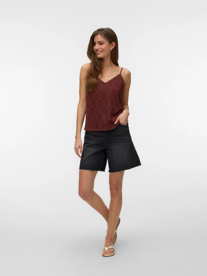 Camiseta VeroModa Maya 10325031 granate (andorra)