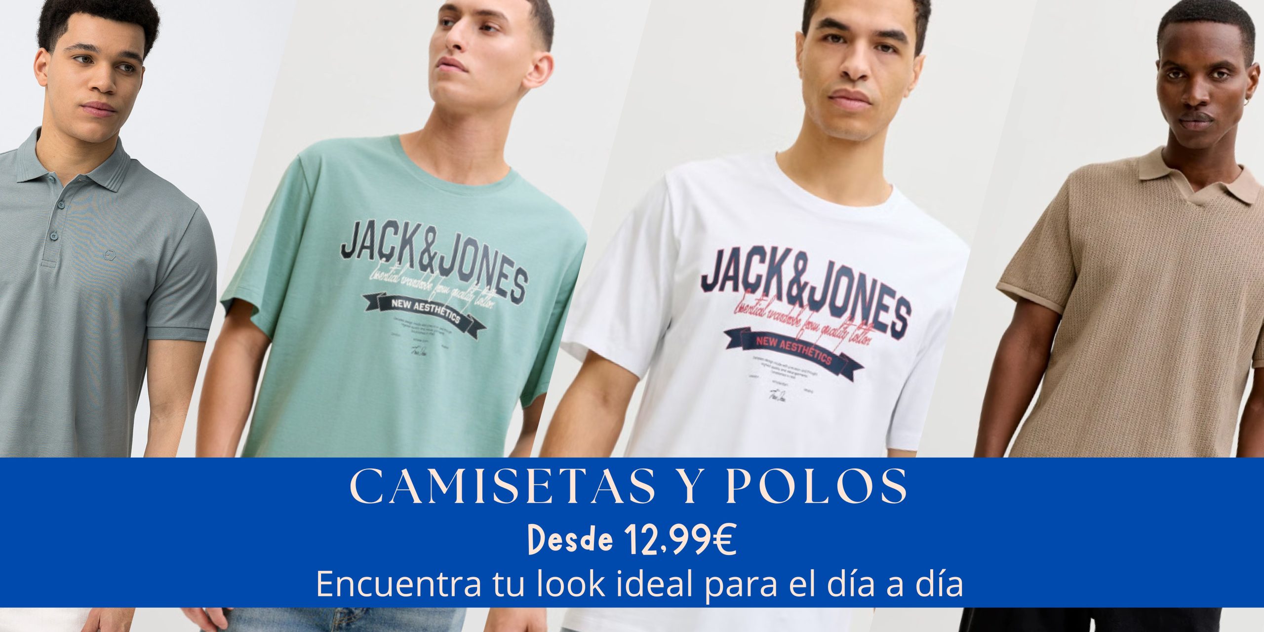 Camisetas y polos hombre Jack&Jones, Tiffosi, Brave Soul, Privata