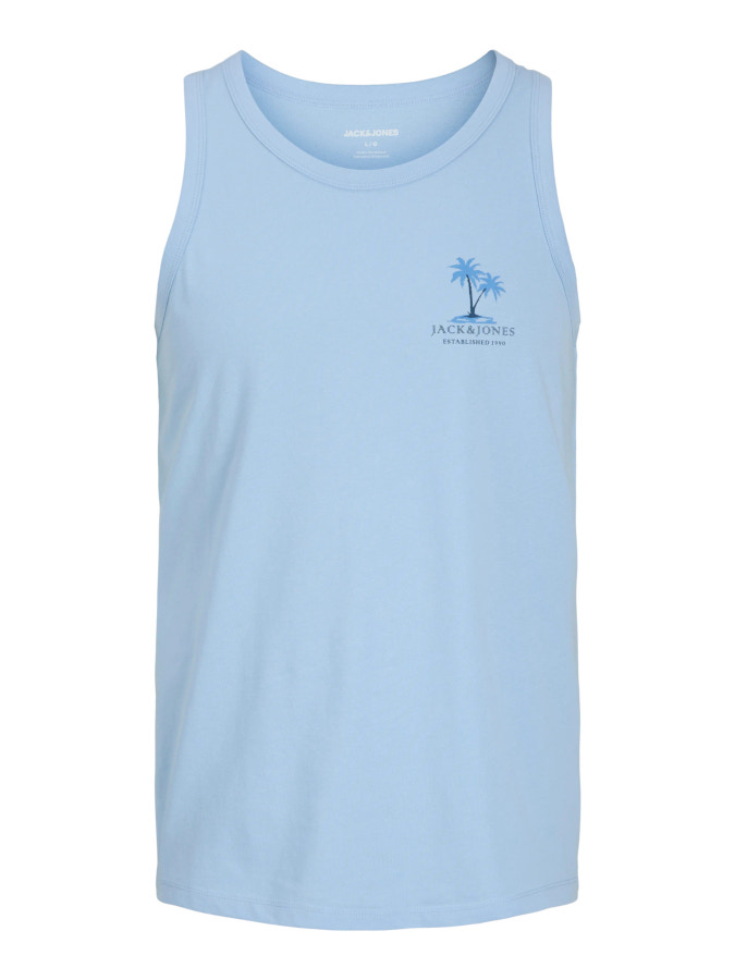 Camisetas tirantes Jack&Jones Summer Vibes Tanktop 12304043 azul cielo (chambray blue)