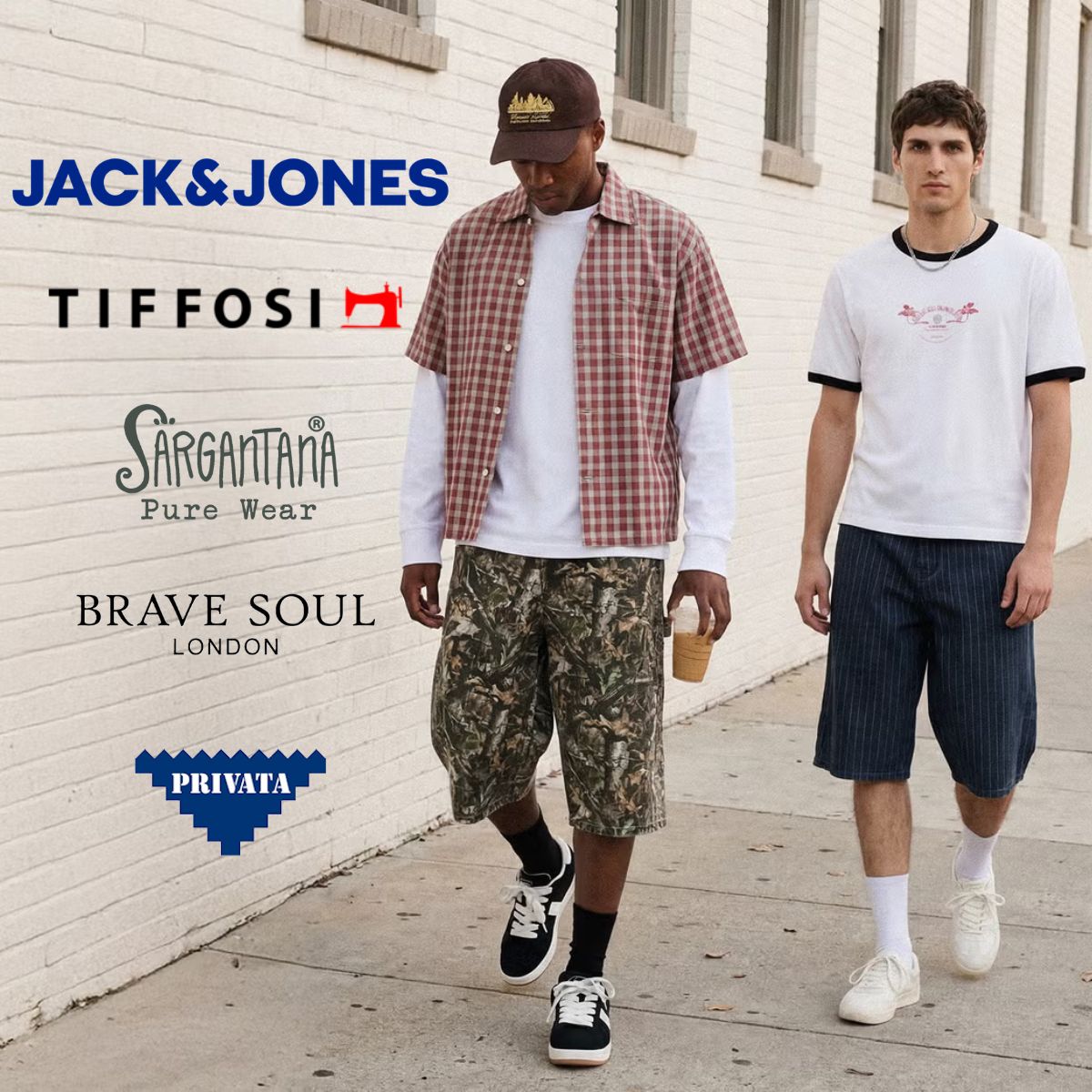 Ropa hombre marca Jack&Jones Privata Tiffosi Brave Soul