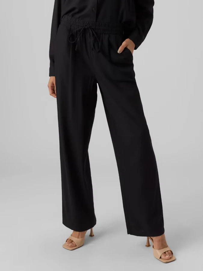 Pantalón Mujer VeroModa - 10287363 Jesmilo Hw Wide Negro (black)