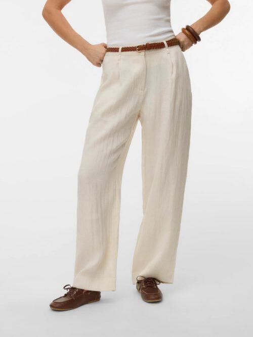 Pantalón VeroModa Jaden 10340848 begie (cloud dancer)