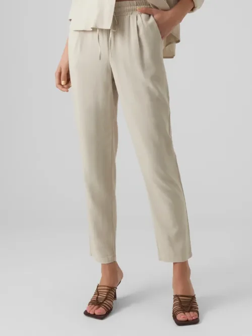 Pantalón VeroModa Jesmilo 10279691 beige (silver lining)