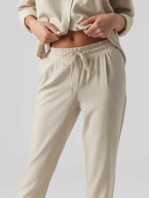 Pantalón VeroModa Jesmilo 10279691 beige (silver lining)