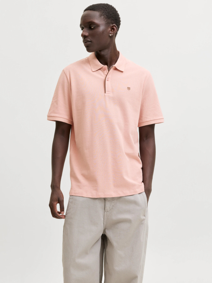 Polo Jack&Jones Blasainz 12237839 teja (Misty Rose)