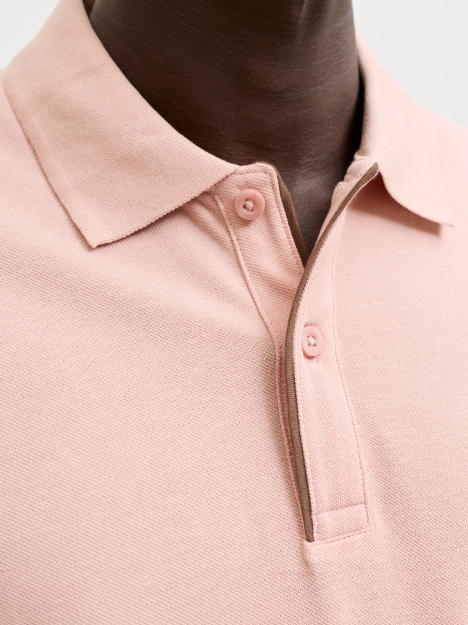 Polo Jack&Jones Blasainz 12237839 teja (Misty Rose)