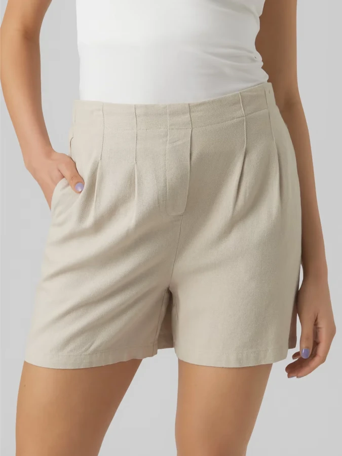 Short Mujer VeroModa - 10279694 Jesmilo beige (silver lining)