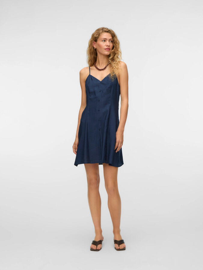 Vestido VeroModa Siena 10342701 azul marino (navy blazer)