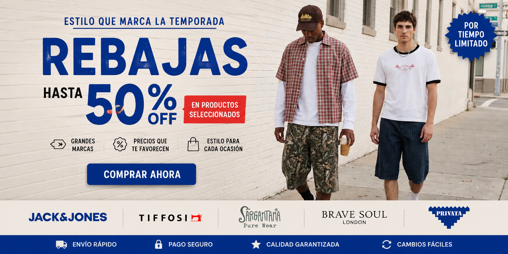 comprar ropa de hombre de la marca Jack&Jones en Mainland Jeans