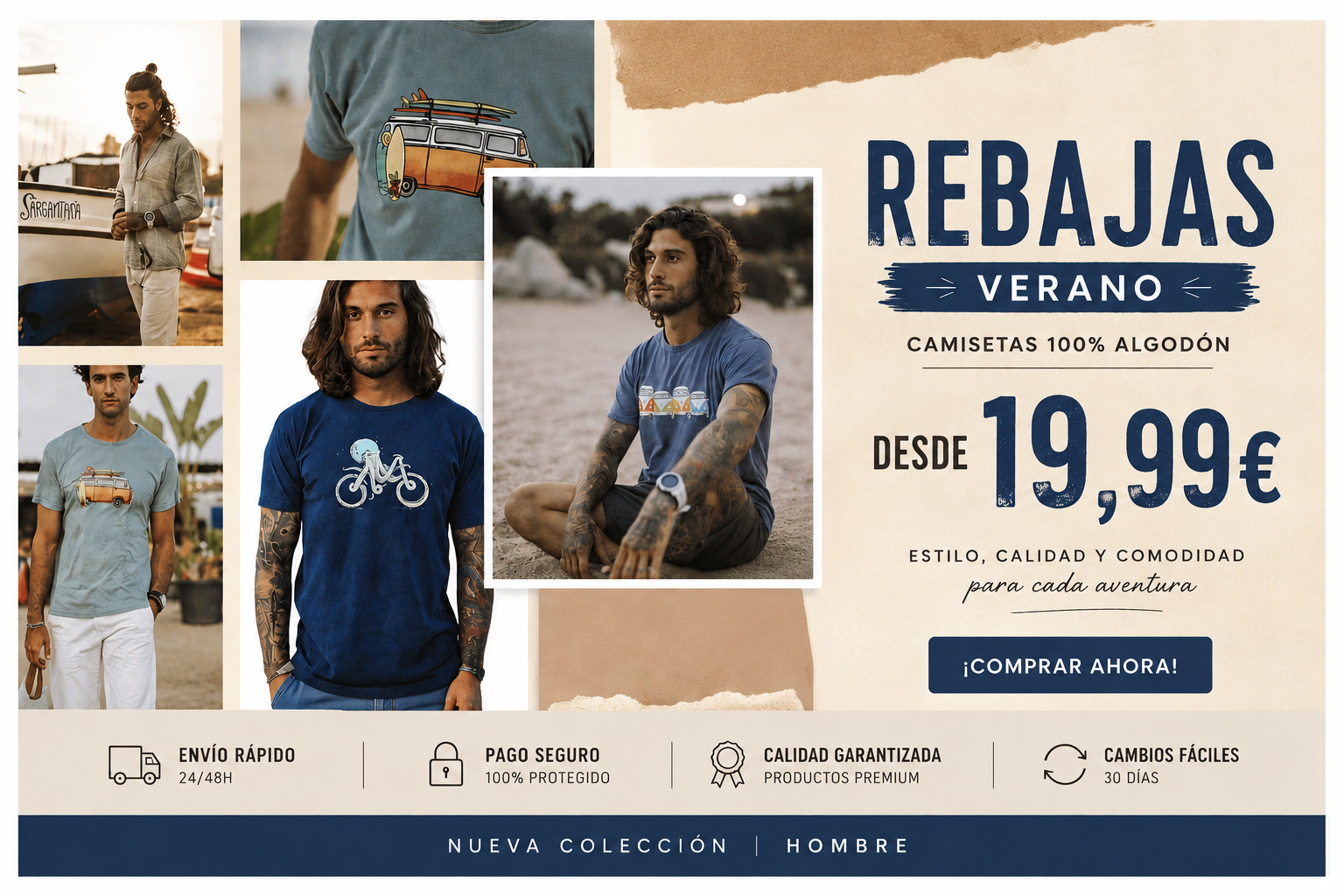 Camisetas de la Marca Sargantana desde 19,99€