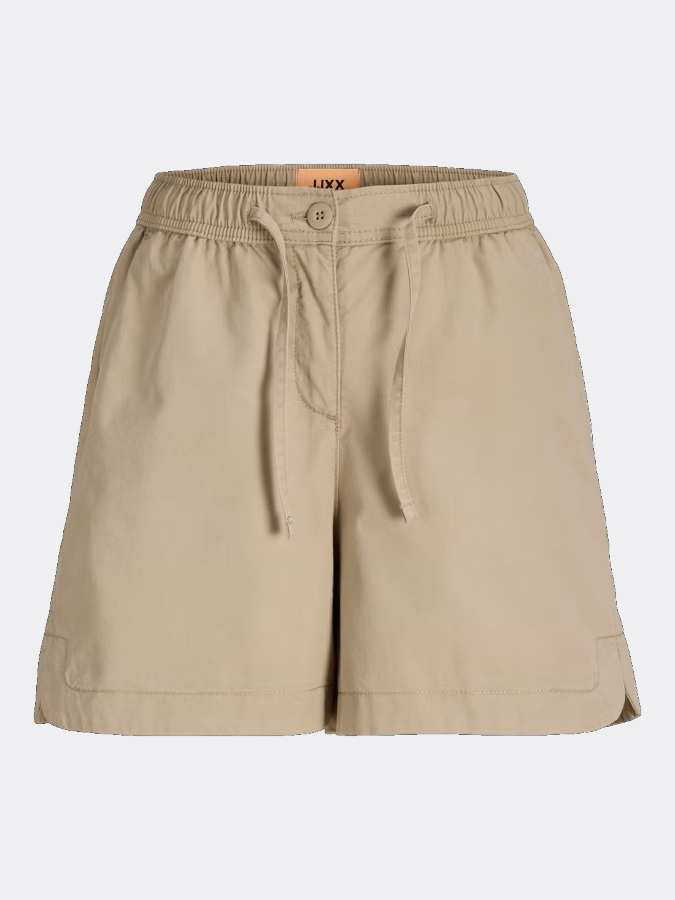 Short JJXX Janes Beige (Crockery) 100% algodón con cordones para el ajuste de la cintura