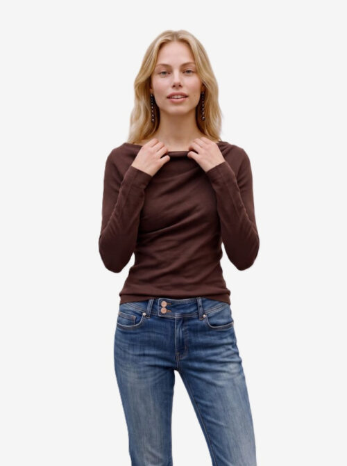 Jersey Vero Moda Sofine Marrón