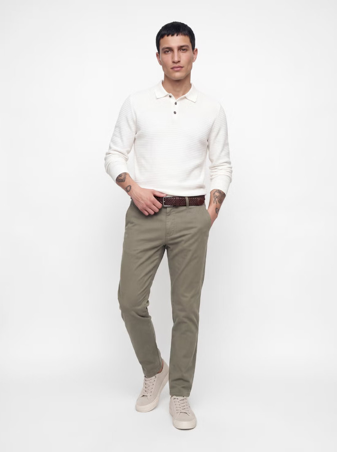Pantalón para hombre de la marca Jack&Jones, modelo Marco Arthur en color verde (vetiver)