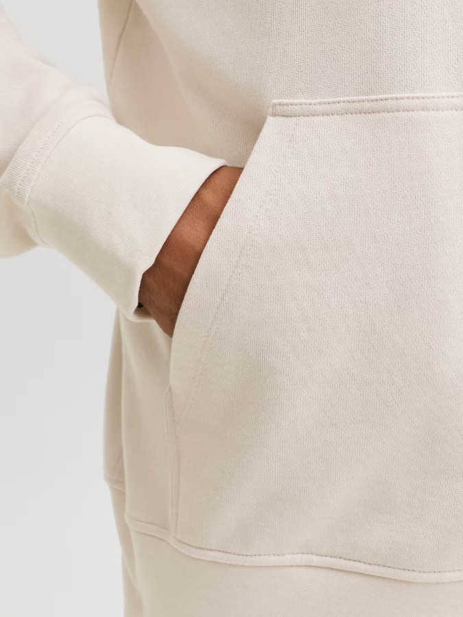 Sudadera Archive Graphic Jack&Jones 12298708 beige (moonbeam) detalle