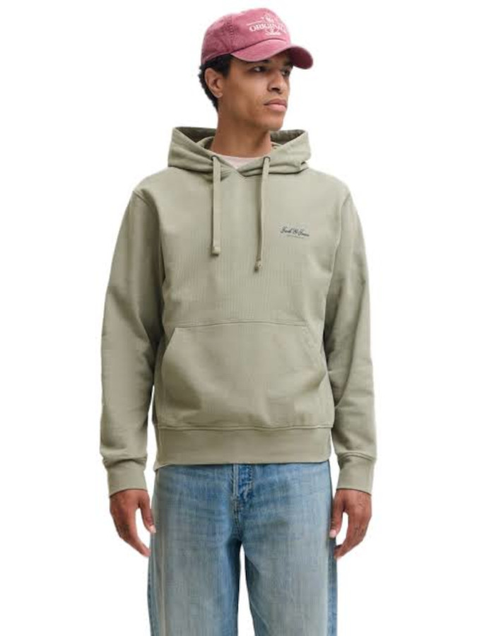 Sudadera Jack&Jones Graphic Verde vista frontal