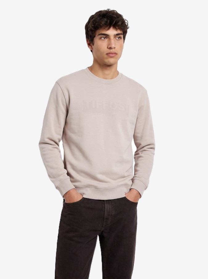 Sudadera Tiffosi Malik Beige
